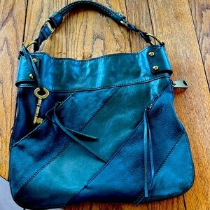 Fossil Vintage Emerald Green Fifty Four Bag